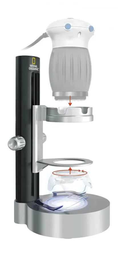 snímek Digitální USB mikroskop Bresser National Geographic se stativem,  2