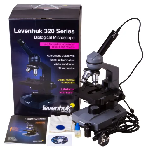 snímek Digitální monokulární mikroskop Levenhuk D320L BASE 3M,  2