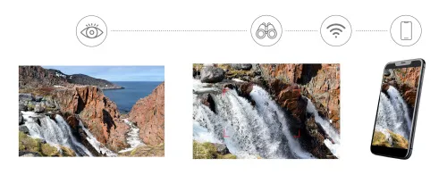 obrázek Digitální fotomonokulární dalekohled Levenhuk Kelvin Snap 8x25,  6