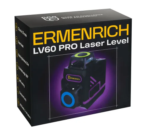fotografie Laserový nivelační přístroj Ermenrich PRO LV60,  10