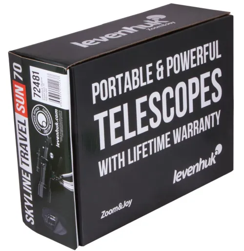 fotografie Hvězdářský dalekohled Levenhuk Skyline Travel Sun 70,  18
