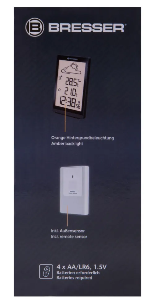 snímek Meteostanice Bresser TemeoTrend ST RC, černá,  13