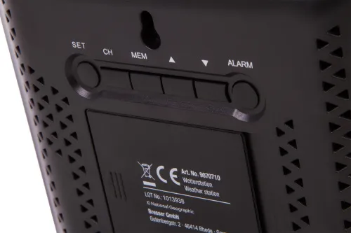 obrázek Barevná meteostanice Bresser National Geographic VA se 3 venkovními senzory,  8