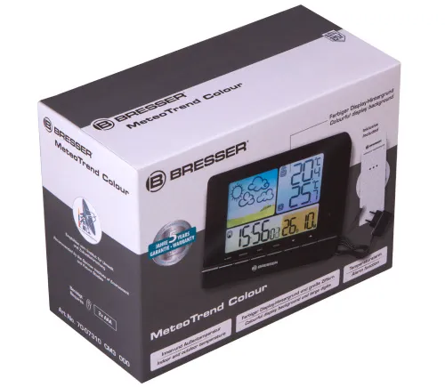 foto Meteostanice Bresser MeteoTrend Colour RC, černá,  10
