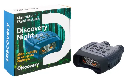 foto Digitální binokulární dalekohled s nočním viděním se stativem Levenhuk Discovery Night BL10 - Vystavený předmět,  3