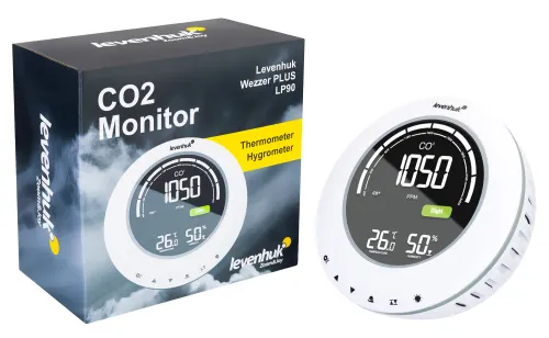 snímek Detektor hladiny koncentrace CO₂ Levenhuk Wezzer PLUS LP90,  2