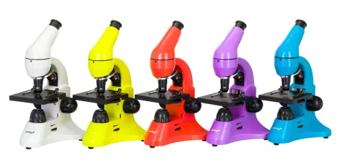 foto Mikroskop Levenhuk Rainbow 50L PLUS Azure\Azur - Vystavený předmět,  2