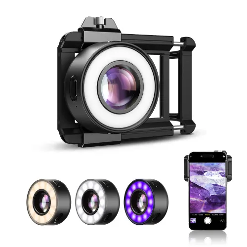 obrázek LED mikroskop pro smartphone Levenhuk Kelvin TMC20,  2