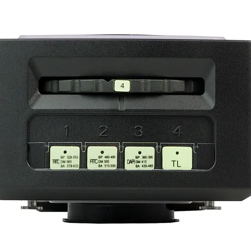 fotografie Epi-fluorescenční nástavec MAGUS Epi-FL04 LED, fluorescenční filtrační kostky FITC/TRITC/DAPI,  9