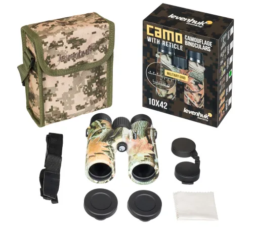 obrázek Binokulární dalekohled se zaměřovačem Levenhuk Camo 10x42,  5