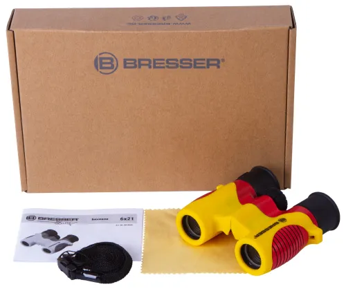 fotografie Binokulární dalekohled pro děti Bresser Junior 6x21, žlutá,  2