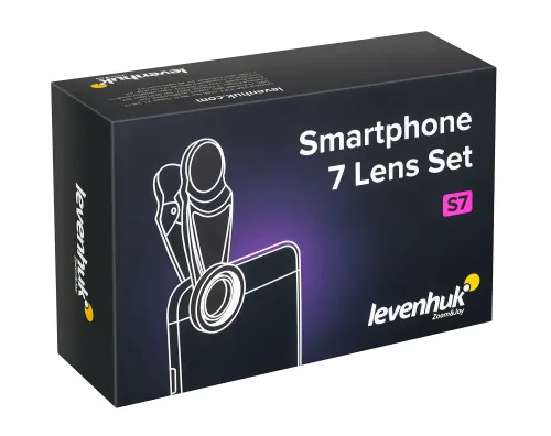 obrázek Sada objektivů pro smartphony Levenhuk Lens S7,  6