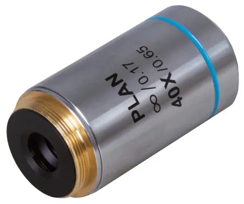 fotografie Rovinný achromatický objektiv s korekcí na nekonečno Levenhuk MED 40x,  3