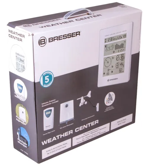 fotografie Meteostanice Bresser RC, bílá,  13