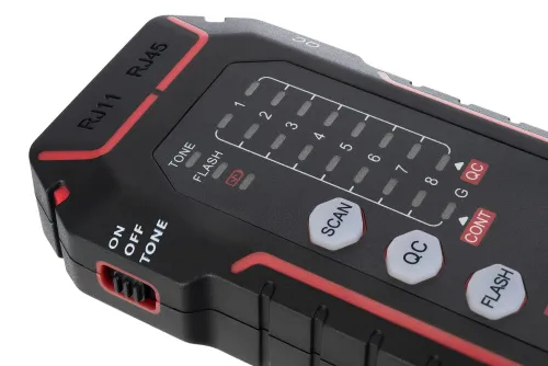 fotografie Tester síťových kabelů Ermenrich NetGeeks NP35,  9