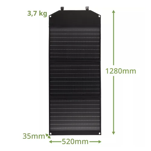snímek Přenosná solární nabíječka Bresser 90 wattů s USB,  6