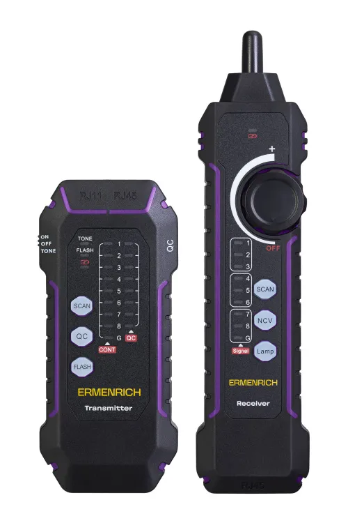 fotografie Tester síťových kabelů Ermenrich NetGeeks NP35,  3