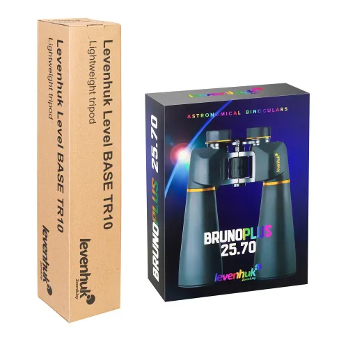 obrázek Sada binokulárního dalekohledu a stativu Levenhuk Bruno PLUS 25x70 ,  16