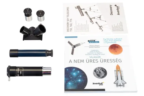 foto Hvězdářský dalekohled Levenhuk Discovery Sky T50 s knížkou,  3