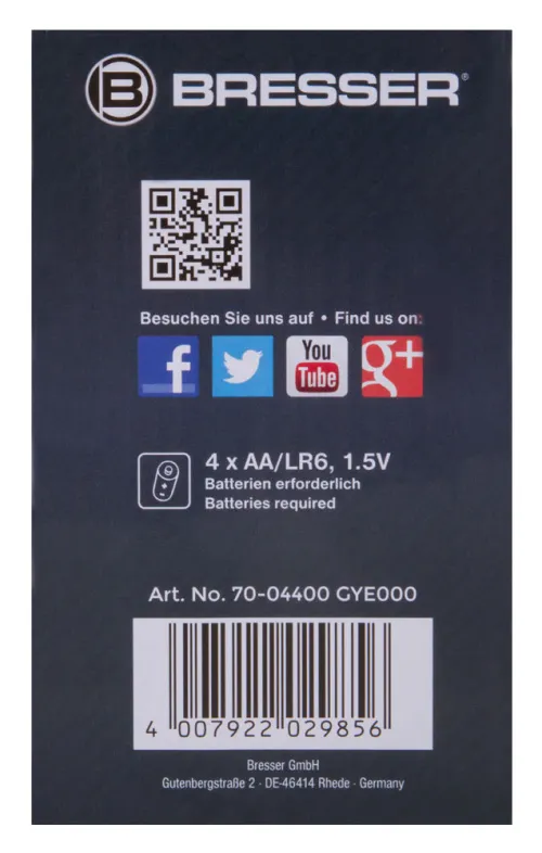 snímek Meteostanice Bresser TemeoTrend SQ RC, bílá,  14