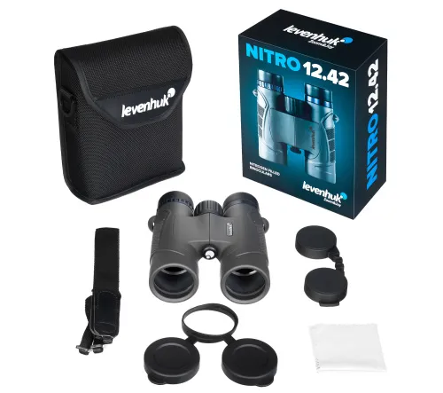 obrázek Binokulární dalekohled Levenhuk Nitro 12x42,  3