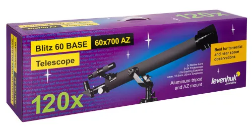 fotografie Hvězdářský dalekohled Levenhuk Blitz 60 BASE - Vystavený předmět,  12