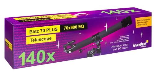 foto Hvězdářský dalekohled Levenhuk Blitz 70 PLUS,  12