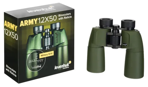 snímek Binokulární dalekohled se zaměřovačem Levenhuk Army 12x50,  6
