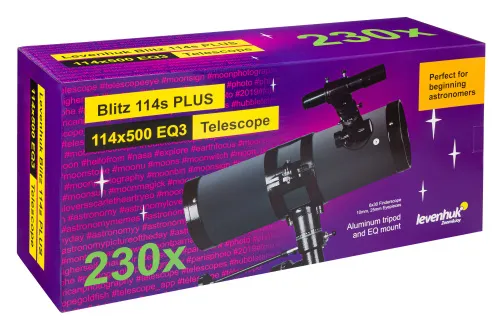 fotografie Hvězdářský dalekohled Levenhuk Blitz 114s PLUS - Vystavený předmět,  12