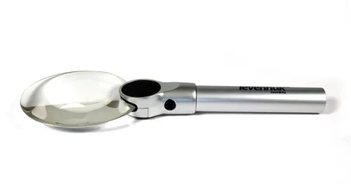 fotografie Lupa Levenhuk Zeno 400 s LED osvětlením, 2/4x, 88/21 mm, kov,  5