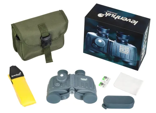obrázek Binokulární dalekohled Levenhuk Nelson 8x30 se zaměřovačem a kompasem,  2