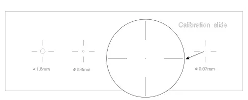 foto Kalibrační sklíčko MAGUS CS5 (XY0,01/0,07/0,15/0,6/1,5),  7
