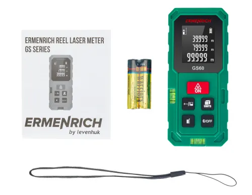 snímek Laserový měřič Ermenrich Reel PLUS GS60,  2