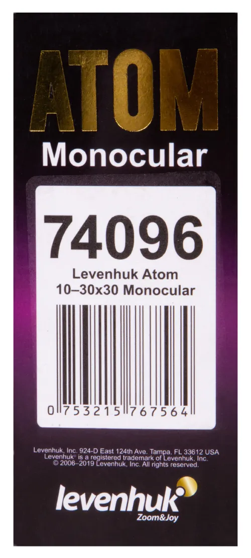 obrázek Monokulární dalekohled Levenhuk Atom 10–30x30,  14