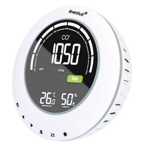 fotografie Detektor hladiny koncentrace CO₂ Levenhuk Wezzer PLUS LP90 - Vystavený předmět,  4