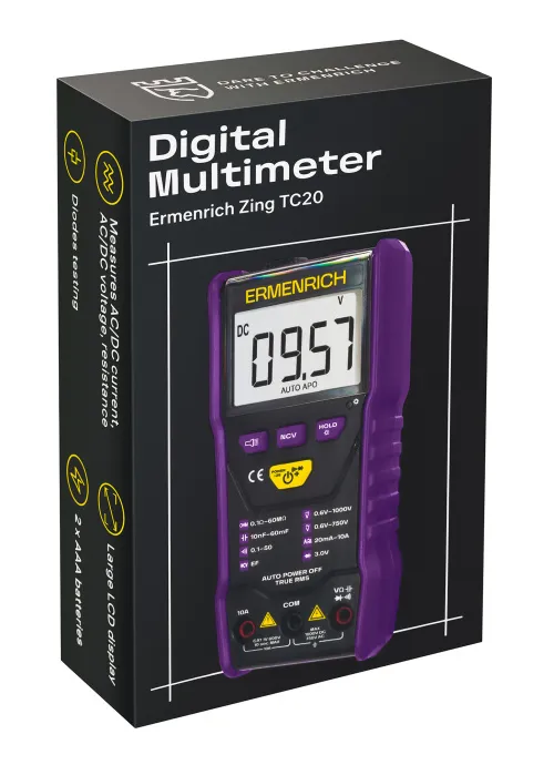 obrázek Digitální multimetr Ermenrich Zing TC20,  7