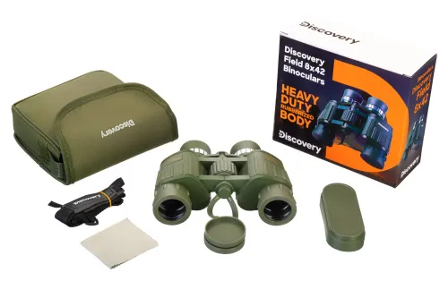 foto Binokulární dalekohled Levenhuk Discovery Field 8x42 - Vystavený předmět,  4