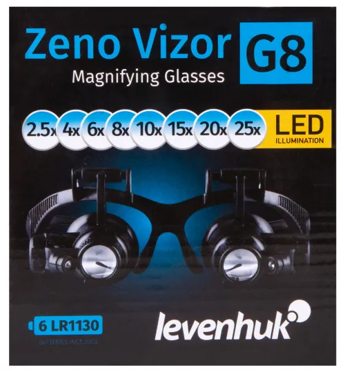 obrázek Zvětšovací brýle Levenhuk Zeno Vizor G8,  15