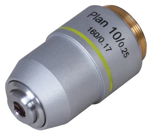 fotografie Rovinný achromatický objektiv Levenhuk MED 10x,  2