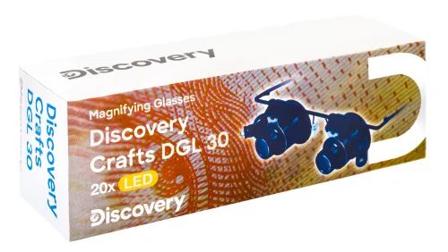 obrázek Zvětšovací brýle Levenhuk Discovery Crafts DGL 30 - Vystavený předmět,  10