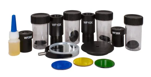 fotografie Biologický binokulární mikroskop Levenhuk 850B - Vystavený předmět,  10