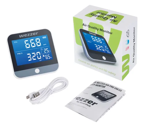 foto Monitor kvality vzduchu Levenhuk Wezzer Air PRO DM30,  2