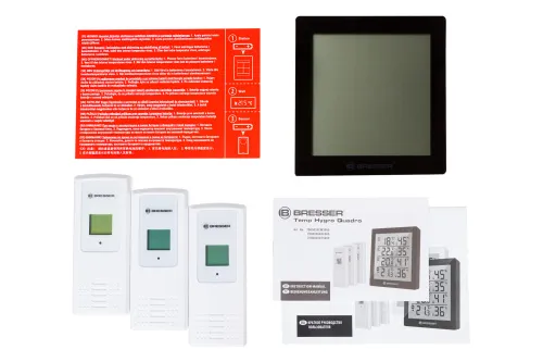 fotografie Meteostanice Bresser Temeo Hygro Quadro,  2