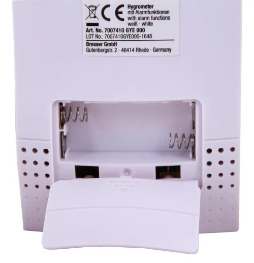 obrázek Vlhkoměr Bresser s alarmem proti plísním, bílý,  7