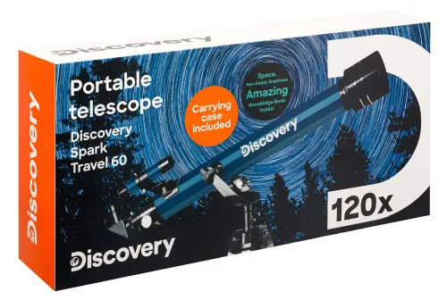 obrázek Hvězdářský dalekohled Levenhuk Discovery Spark Travel 60 s knížkou,  17
