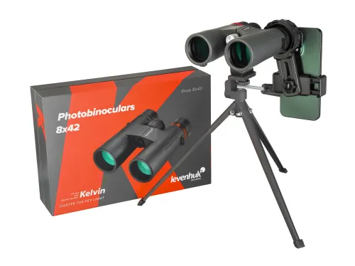 obrázek Fotobinokulární dalekohled Levenhuk Kelvin Snap 8x42,  2