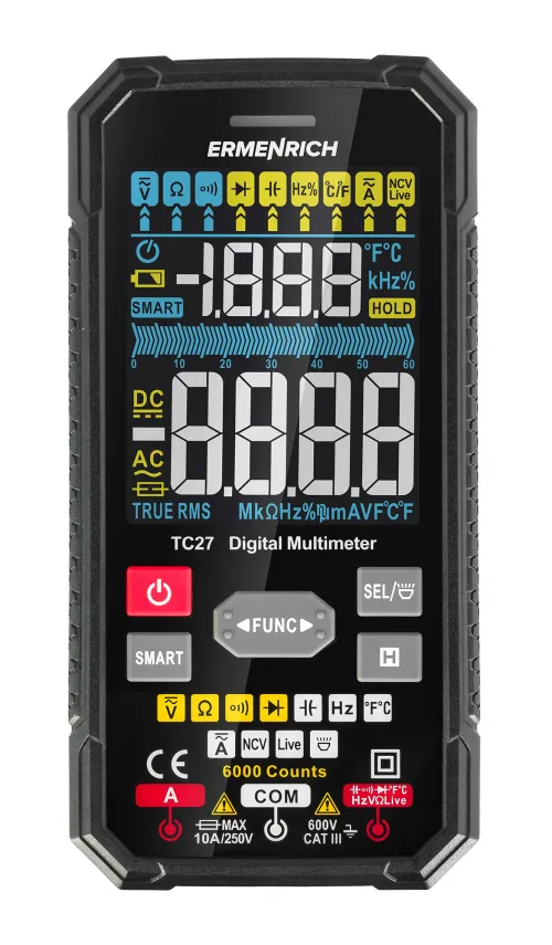 foto Digitální multimetr Ermenrich Zing TC27,  4