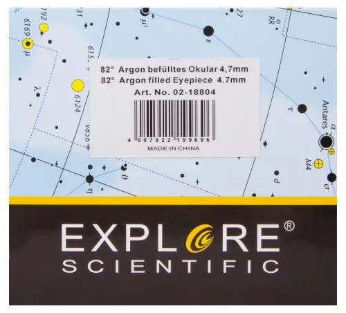 snímek Okulár Explore Scientific LER 82° 4,7 mm 1,25" (AR),  12