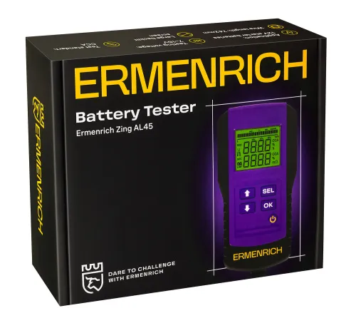 foto Tester baterií Ermenrich Zing AL45 - Vystavený předmět,  6