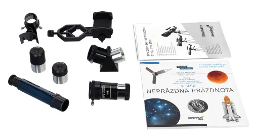 fotografie Hvězdářský dalekohled Levenhuk Discovery Sky Trip ST70 s knížkou,  4